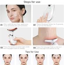 Facial Massager Red-Light-Therapy-for-Face and Neck, Face π² culpting Wand with 7 Color