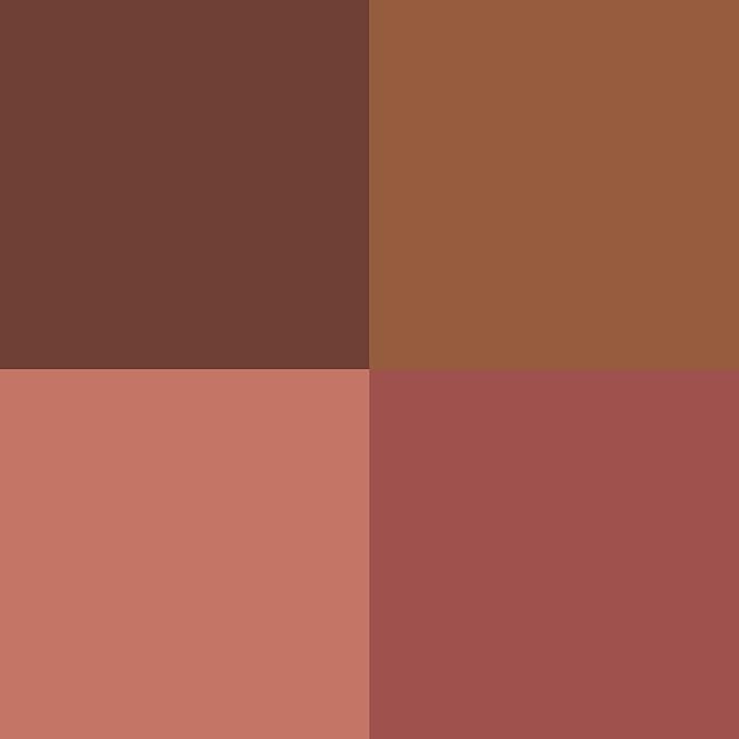 Fitglow Beauty Multi-Use Ceramide Cream Lip & Cheek Palette | Skincare-First Cream Pigment | Hydrating, Buildable Color | Natural Finish for Eyes, Cheeks & Lips | Refillable | Buffed Glow - 20g