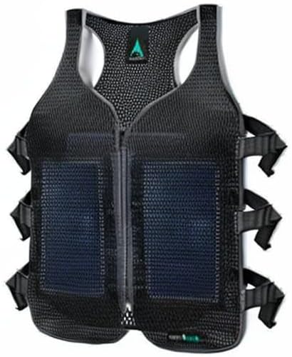 Alphacool Frosty Mesh Ice Vest for Men and Women – Cooling Vest with Ice Packs, 2 Sets – Three Gel Pad Pockets – Adjustable Straps for Custom Fit