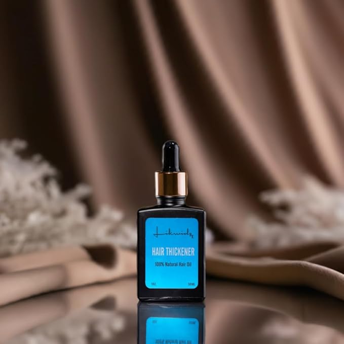 Hair Thickener Natural Hair Oil, Sesame, Sweet Almond and Castor Oils, Reduces Gray Hair, Strengthens Follicles