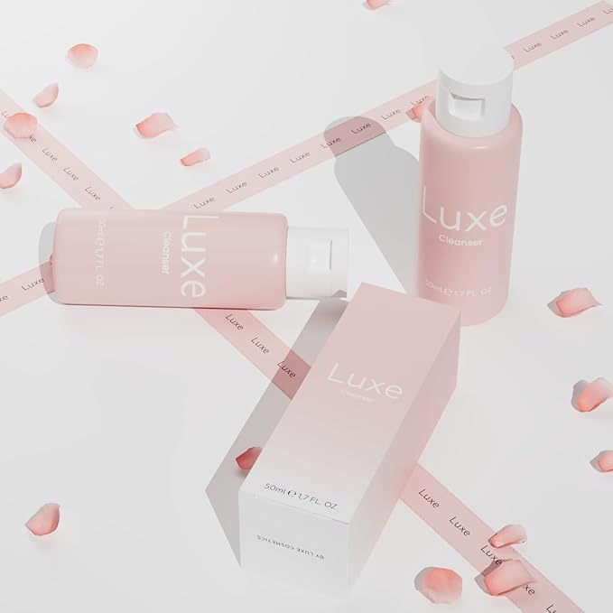 Luxe Cosmetics Cleanser for Lashes - Remove the Makeup, Pollutants, Oils, and Debris from your Skin and Lashes - Oil Free- 100% Vegan, Suitable for Even the Most Sensitive Eyes and Allergy-Friendly