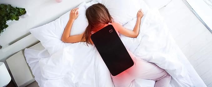 Red Light Therapy for Body Large 19.8" x 12" Infrared Heating Pad Wrap for Back Waist Shoulder Knee Feet Joints Pain Relieve, Diminish Inflammation, Ideal Gift