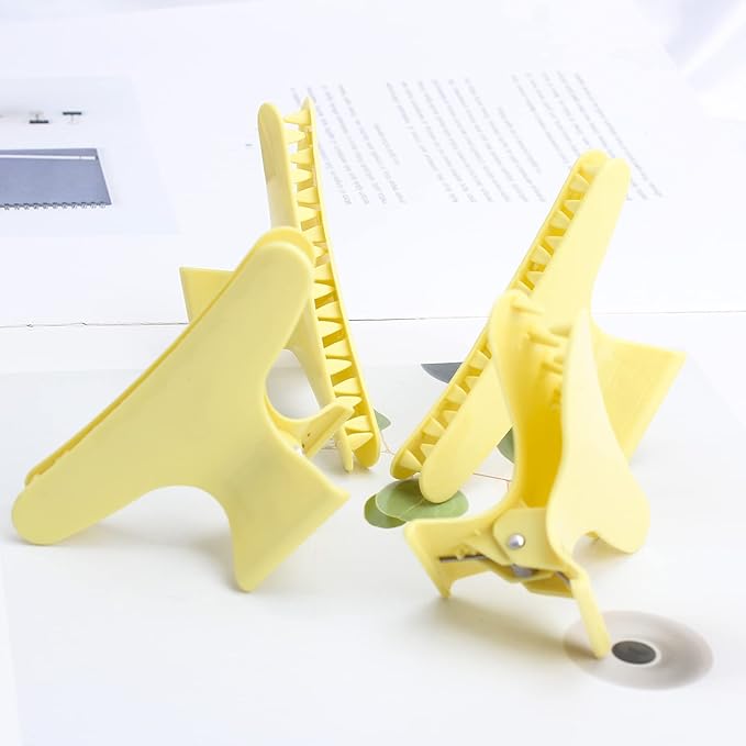 Ondder 12 Pack Butterfly Hair Clamps Clips Hair Claw Clips Salon Pro Section Clip for Styling Sectioning Cutting Coloring Hair Clips Hairdressing Salon Tool Hair Accessories for Women Girls