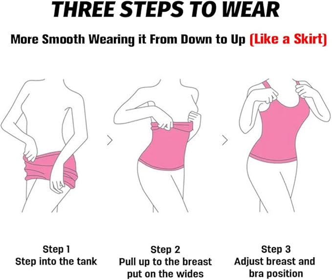 EUYZOU Women's Tummy Control Shapewear Tank Tops Seamless Square Neck Compression Tops Slimming Body Shaper Camisole