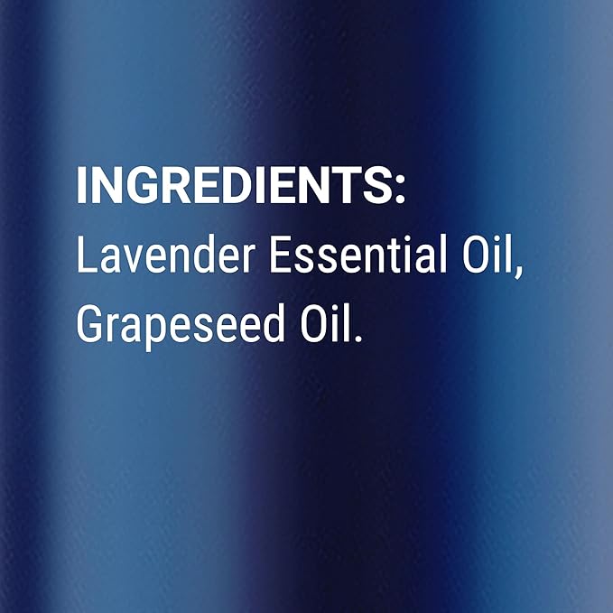 Lavender Essential Oil Roll-On 10 ml - Pure & Natural Blend, Prediluted Roller for Calmness, Relaxation & Skin Care - Nexon Botanics