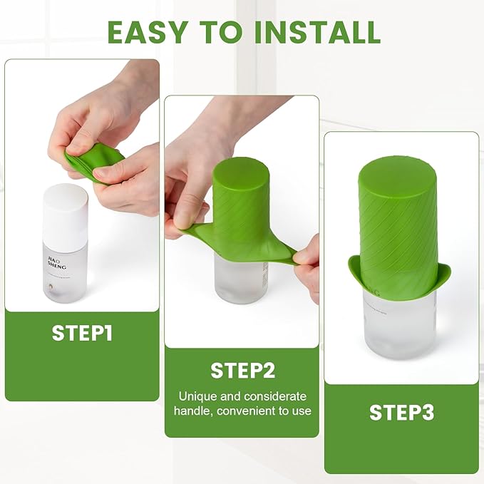 Bottle Covers for Travel, Leak Proofing, Travel Size Container Silicone toiletry sleeves, Leak Locks Travel Accessories for Shampoo Wash Body Bottles and other beauty and personal care(8pcs)