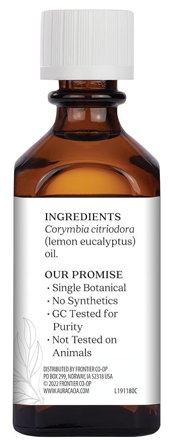 Aura Cacia Essential Oil, Awakening Lemon Eucalyptus, 2 Fluid Ounce