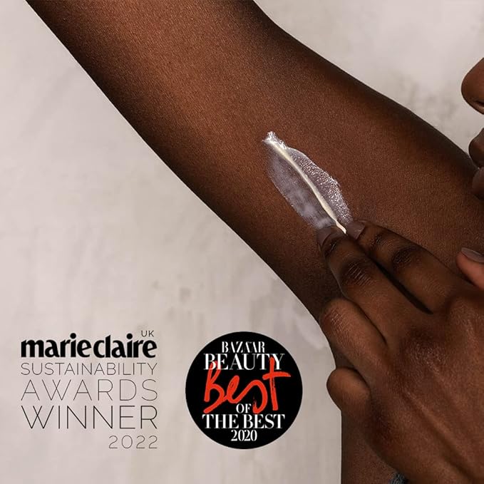 AKT, THE DEODORANT BALM. Award winning, multi-use, natural deodorant. Plastic Free. Gender Free. Aluminium Free. 100% effective — 1 tube lasts up to 3 months. SC.01 ORANGE GROVE. 50ml/1.76 FL.OZ