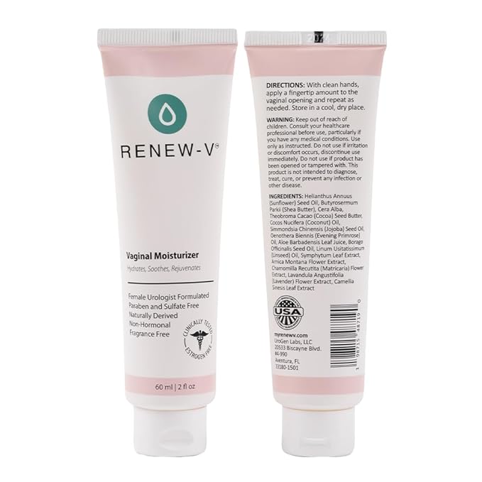 Natural Vaginal Moisturizer For Dryness & Itching - Vulva Balm for Irritation Relief, Anti Itch & Women Menopause Support - Hormone Free, Unscented, Paraben-Free - Made in USA, 2 oz