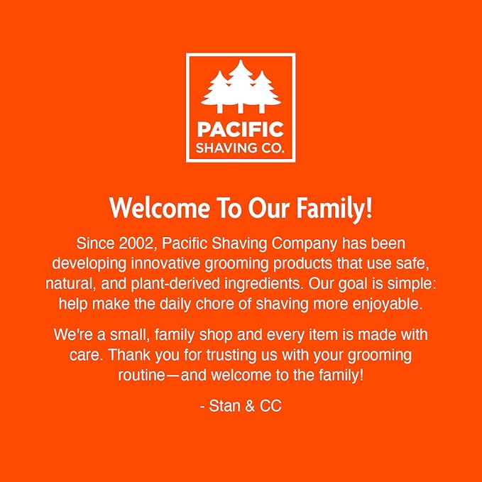 Pacific Shaving Company Caffeinated Aftershave, Men's Grooming Product - Antioxidant Daily Face Lotion + After Shave - Spearmint Post Shave Balm for Sensitive Skin (3.4 Fl Oz, 3 Pack)