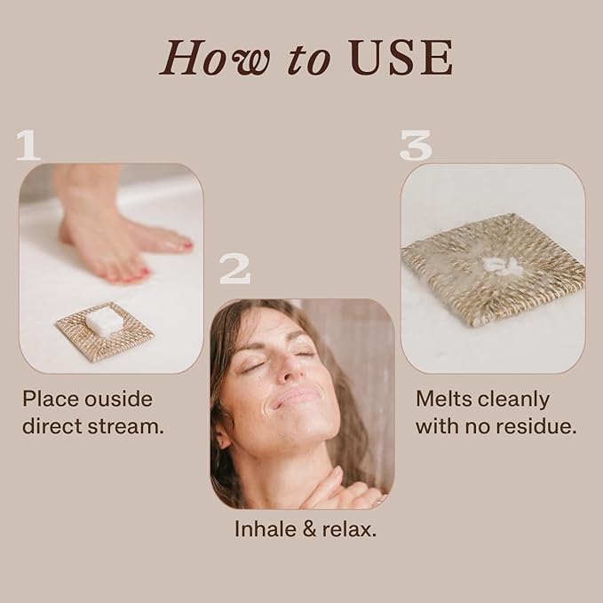 Lavender Shower Steamers Aromatherapy โ USA Made with Bergamot Essential Oil, Valentines Day Gifts for Her, Large Shower Tablets for Women & Men, Stress Relief & Relaxing Calming Pamper Gifts