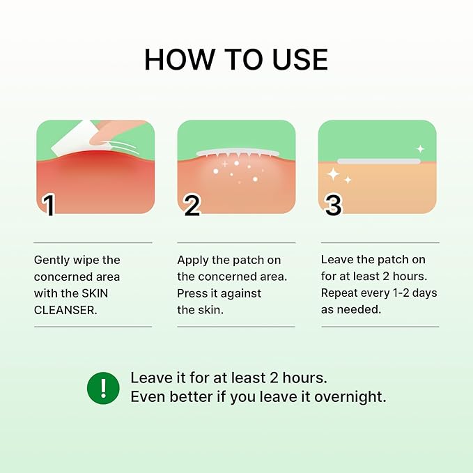 Acropass Trouble Care Microcone Acne Patch for Early Stage Pimple and Zits - Hydrocolloid, Niacimide Pimple Spot Treatment (Regular Size 24count)