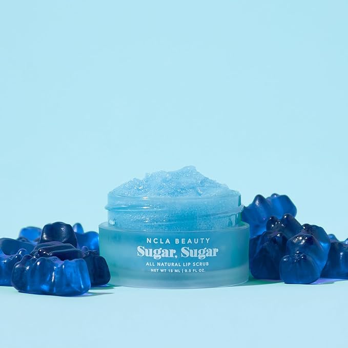 NCLA - Natural Sugar, Sugar Lip Scrub | Vegan, Cruelty-Free, Clean Skincare (Gummy Bear)