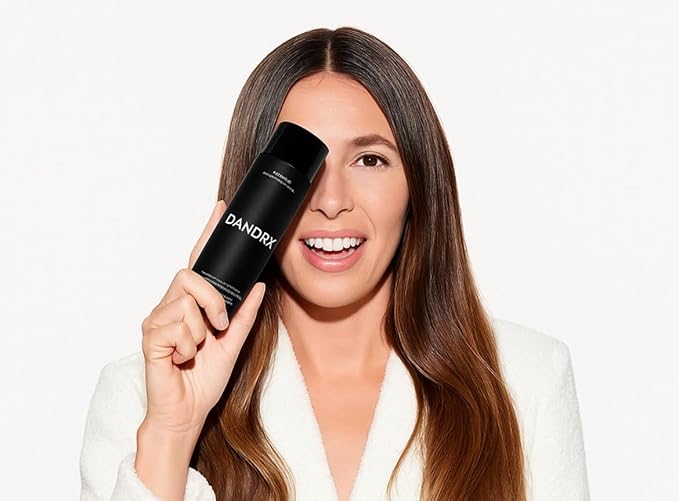 DANDRX Anti Dandruff Shampoo and Conditioner with 2% Pyrithione Zinc and Stem Cells | Physician Founded for Itchy Scalp | Eliminates Flakes & Fights Dandruff | Color Safe, Sulfate Free, Paraben Free