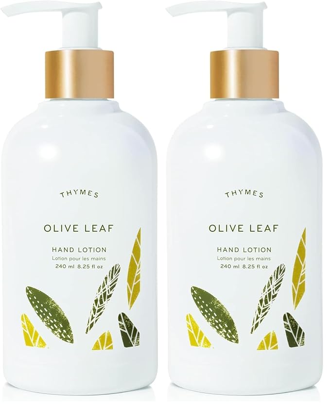 Thymes Hand Lotion - 8.25 Fl Oz - Olive Leaf (Pack of 2)