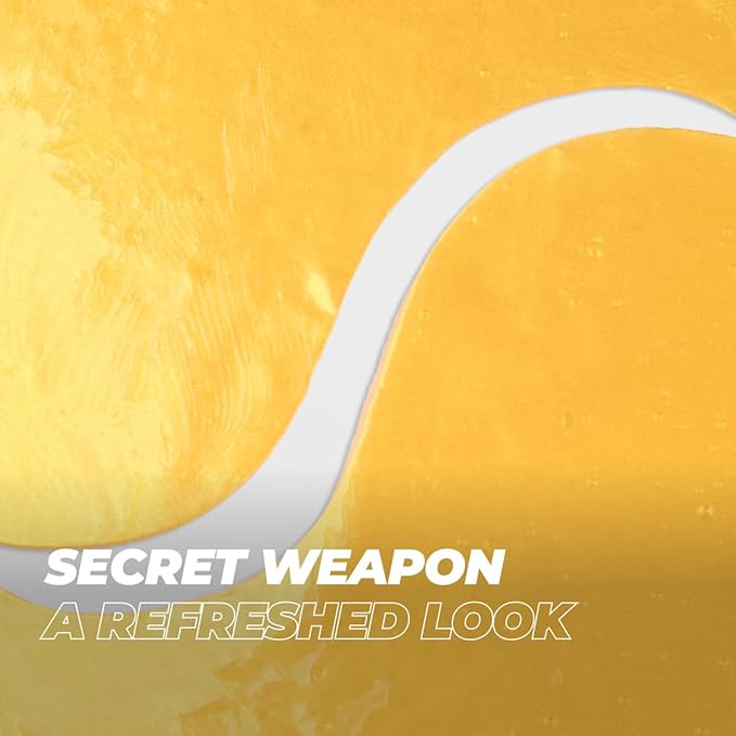 Vitamasques Golden Hydrogel Eye Pads For Puffy Eyes & Dark Circles – Refresh in 15 minutes - Formulated in Korea - 32 Pairs / 64 HydroGel Eye Pads