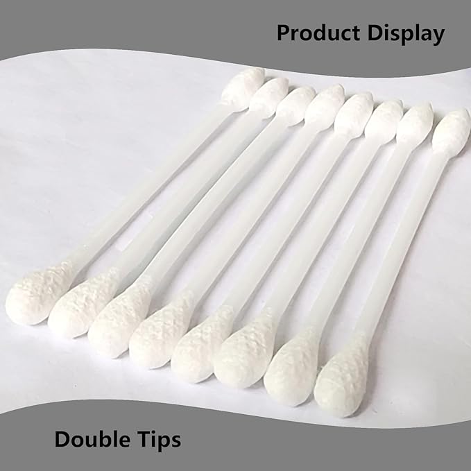 900pcs Precision Cotton Swabs,Cosmetic Makeup Applicators,Multi-Purpose Dual Tips Applicators with Pointed and Flattened Tip