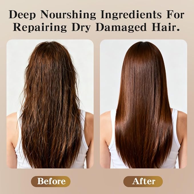 Argan Oil Moisturizing Hair Mask, Deep Conditioning Repair Mask For Damaged Hair, Treatment for Anti-Frizz and Hydration
