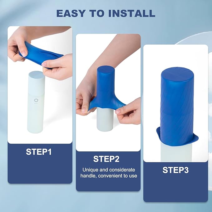 Bottle Covers for Travel, Elastic Sleeves for Leak Proofing, Silicone toiletry Containe sleeves, Leak Locks Travel Accessories for Shampoo Conditioner Wash Body Bottles (16pack)