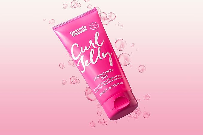 Umberto Giannini Curl Jelly - Vegan, Frizz Control Hair Styling Agent for Curly or Wavy Hair