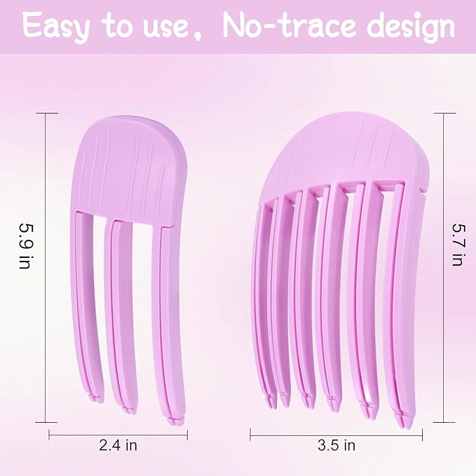 Volumizing Hair Clips for Women 2PCS, Hair Volume Clip Styling Tools Volumizing Comb for Fluffy Bangs Clips for Root Lift, Root Booster Clips