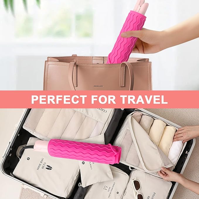 Plus Size Silicone Heat Resistant Mat, Portable Travel Hot Tools Pad Cover for Curling Iron, Flat Iron, Hair Straightener and Other Hair Styling Tools(12.0" x 9.0")