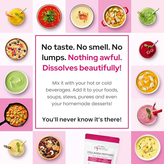 FORTIBONE® Premium Bone Health Collagen Peptides w/FORTIGEL®, VERISOL®, TENDOFORTE® | Clinically-Supported for Bones Joints Skin Hair Nails | Hydrolyzed Collagen Anti-Aging Formula | 30 Servings