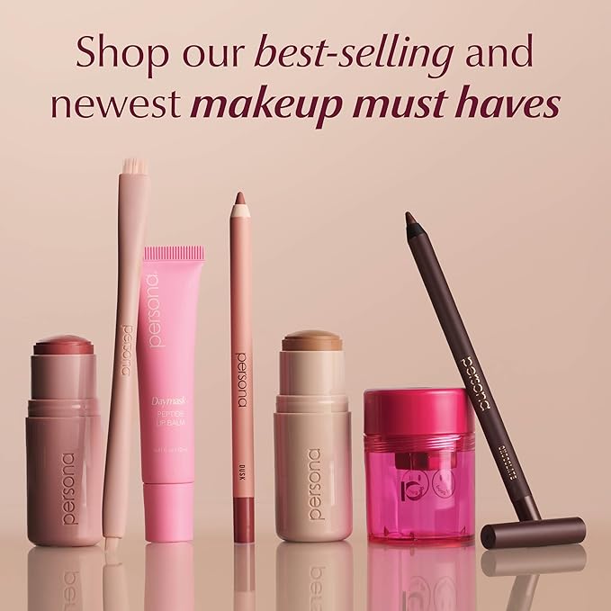 PERSONA Volumizing Tubing Mascara | Lift, Lengthen & Define | Buildable Volume Without Clumps | Long-Wear, Water-Removable | Vegan, Cruelty-Free & Gluten-Free (0.33 fl oz) | Made in Italy, Black