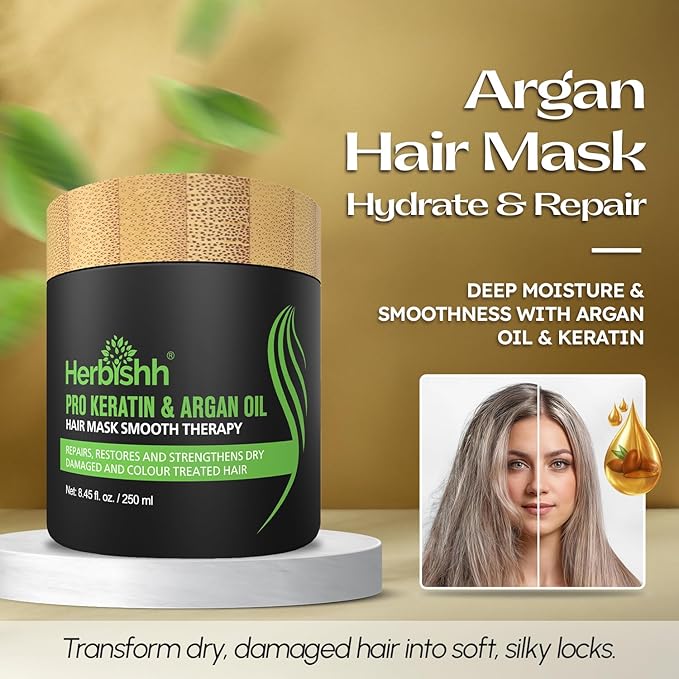 Herbishh Hair Color Shampoo for Gray Hair – Natural Hair Dye Shampoo – Lasts Up To 3-4 Weeks – 500ML – 3-In-1 Hair Color – Colors, Cleanses, and Conditions (Black GiftSet)