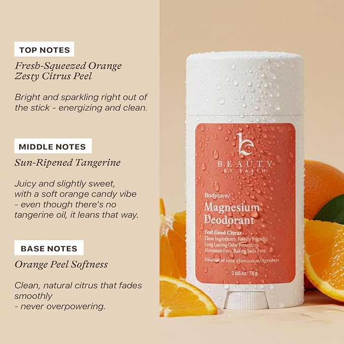 Aluminum Free Deodorant for Men & Women - USA Made with Natural & Organic Ingredients, Fresh Long-Lasting Odor Protection, Baking Soda Free, Non-Irritating Magnesium Deodorant, Sensitive Skin Safe