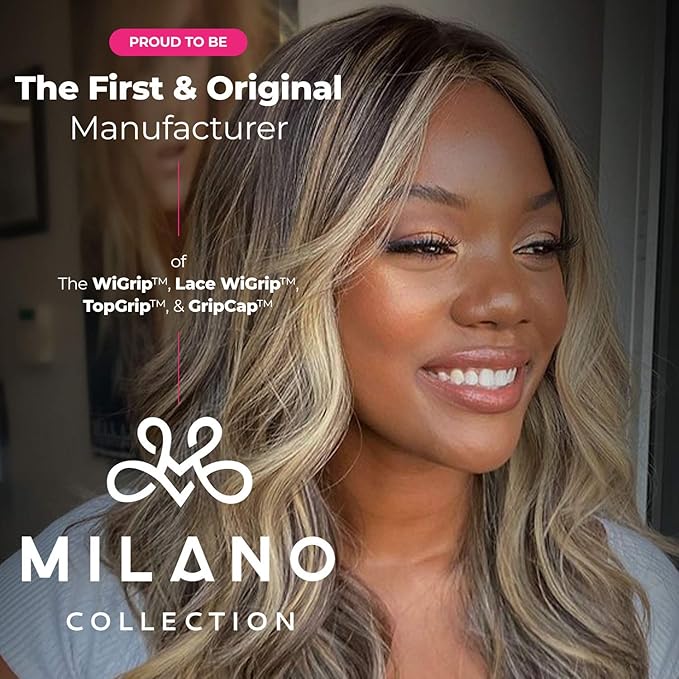 Milano Collection Premium Wig Travel Box or Makeup Case Compact & Durable in Black