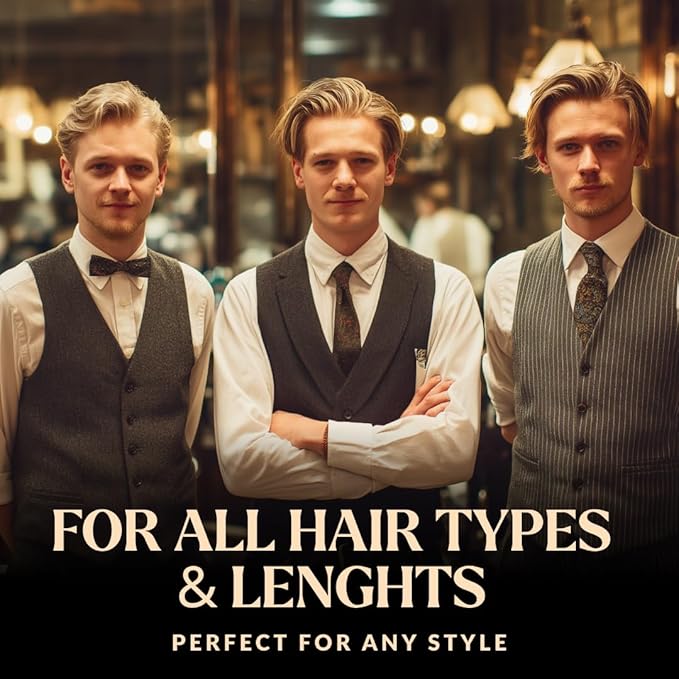 Charlemagne Sea Salt Hair Spray - 6.76 Fl Oz, Pack of 1, Mediterranean Breeze - Firm Hold Sea Salt Spray for Men - Heat Protection - Matte Finish Beach Hair