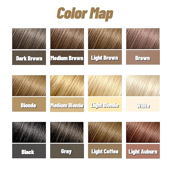 SOVONCARE Hairline Powder - Root Touch Up & Gray Hair Concealer for Men and Women, Instantly Covers Thinning Hair and Bald Spots, Natural-Looking Coverage Red Brown