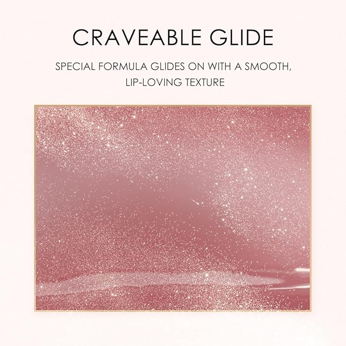 CATKIN Tinted Lip Balm Glitter Lip Stain Ultra Hydrating Lip Moistrurizer Lip Care with Vitamin E Nourishing For Cracked & Dry Lips 0.12 oz C13 Sea of stars - Champagne