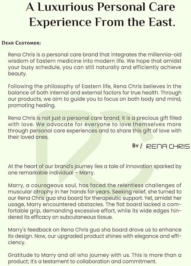 Rena Chris Gua Sha Facial Tools, Xiuyan Jade Stone Guasha Tool for Face Massage, Manual Facial Massager Tool for Jawline Sculpting and Puffiness Reduction with Silicone Case (Green)