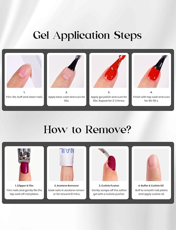 beetles Gel Polish Merry Glitzmas 2025 Gift Box – Nail Art Set with Mini LED Nail Lamp Base Top Coat and Festive Holiday Surprises Gifts for Women Girls