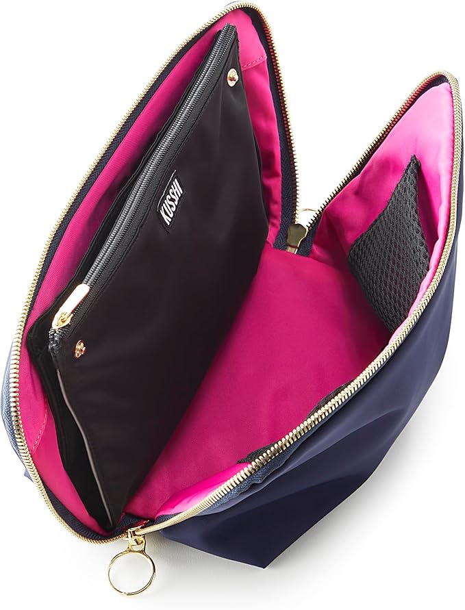 KUSSHI Washable Travel Snap in Brush Organizer