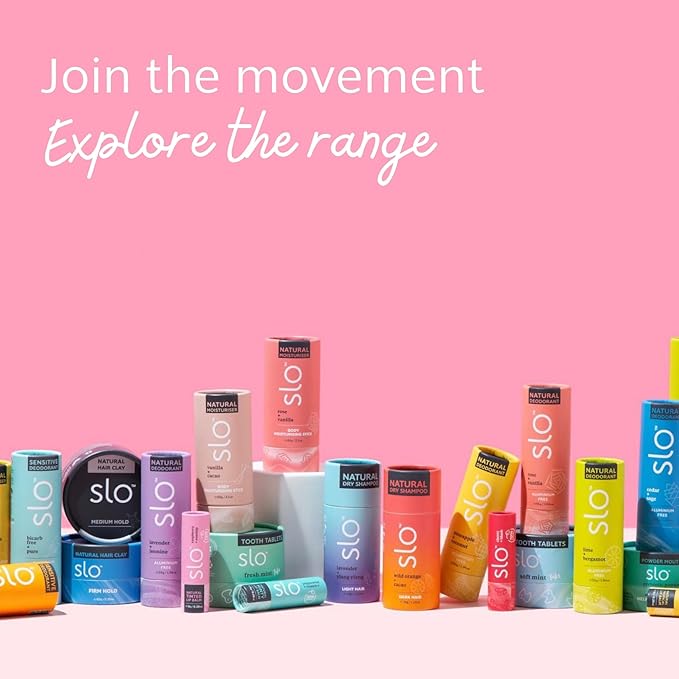 Slo | Natural Deodorant - All Natural Ingredients, Vegan & Cruelty Free, Compostable Packaging | Cedar + Sage, (1.94oz/55g)