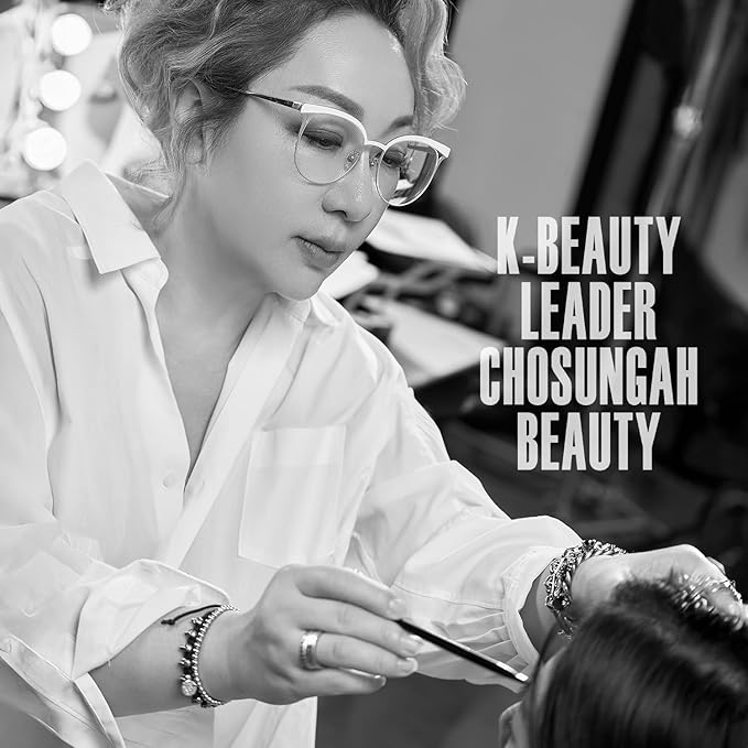 CHOSUNGAH BEAUTY Mega Fit Master Glow Stick Foundation with Brush, 120H Long Lasting Radiant Coverage, All-in-One Stick for Easy Application, K-Beauty, Shade 22, 0.56oz (1.5C Peach Beige)