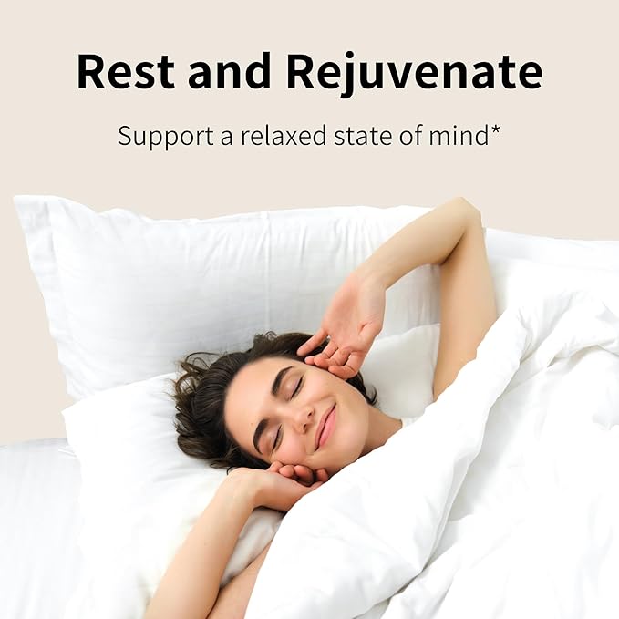 Nourished Natural - Calm + Sleep Capsules for Deep Rest & Relaxation with Ashwagandha, Chamomile, Tart Cherry Extract, Passionflower, L-theanine, & Magnesium - 360 Capsules