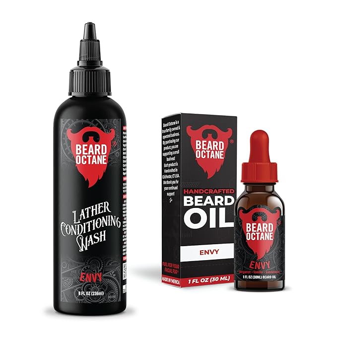 Fundamental Beard Kit - Beard Oil & Beard Wash Combo Envy - Bergamot, Vanilla & Sandalwood