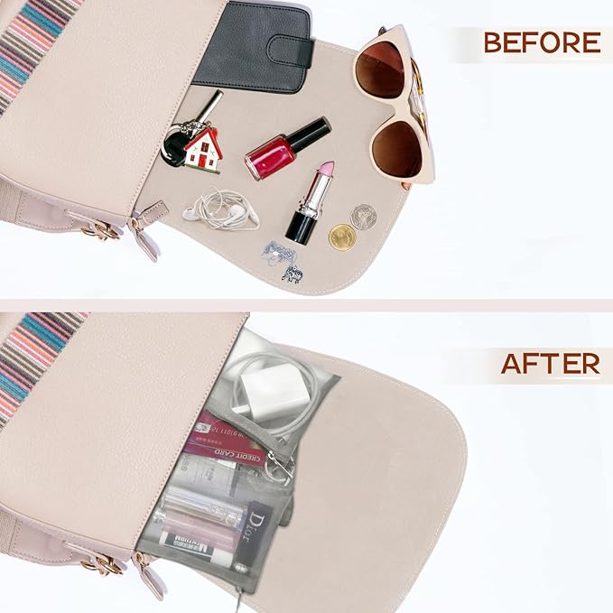 EASYFUN Small Zipper Pouch,6 Pieces Mini Mesh Pouch Coin Purse Portable Cosmetic Case Mesh Storage Bags with Key Kit Small Item Organizer,5 x 4 Inch