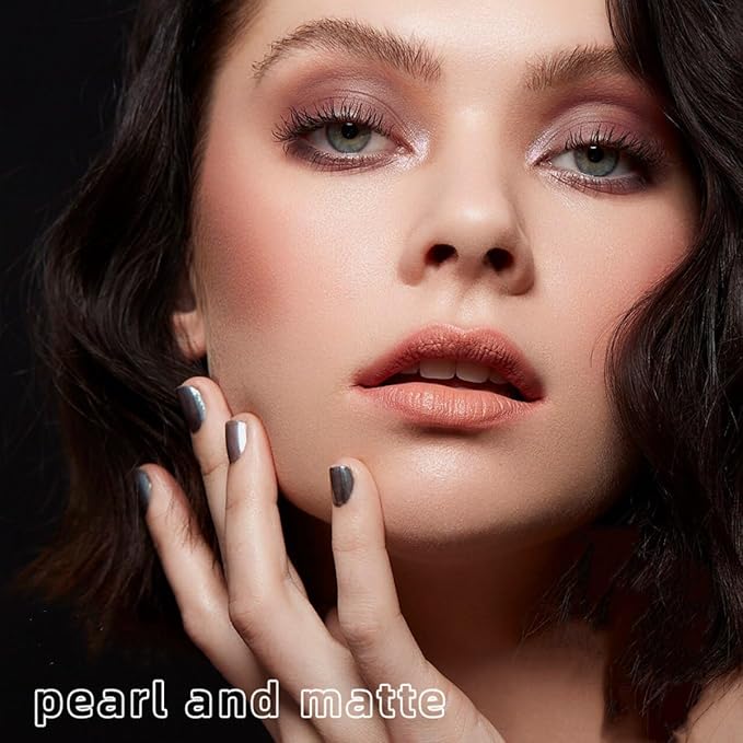 Glitter Matte Eyeshadow liquid Pigments Metals Gloss Sparkling Smokey Eye Looks Shimmer Brown