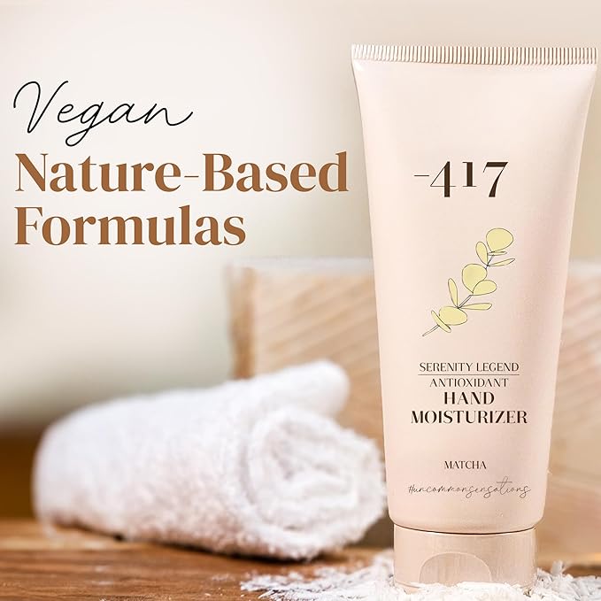 -417 Minus Matcha Anti-Oxidant Hand Moisturizer: Hydrating & Revitalizing