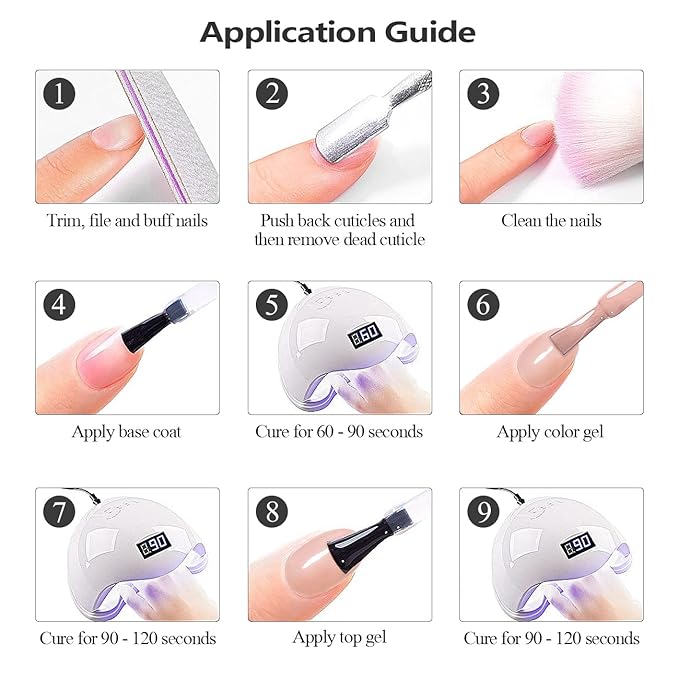 RARJSM Nude Pink Gel Nail Polish - Neutral, Transparent, French, Milky Pink Skin Tone - Sheer Light Pink Gel Nail Varnish - UV LED Cured, Soak Off - Home Salon DIY - 15ml Single Bottle