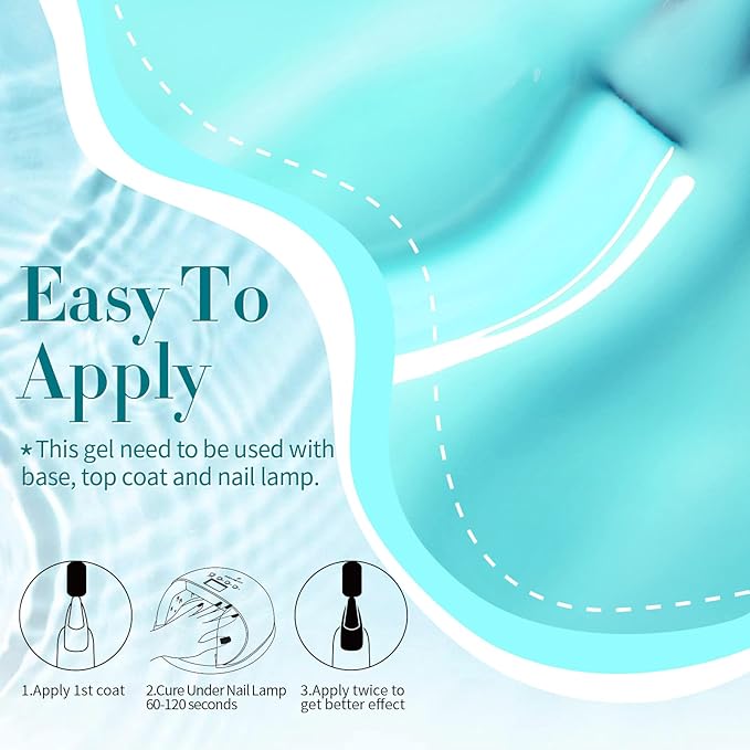 Born Pretty Jelly Gel Nail Polish Set Spring Summer Crystal Glass Translucent Pastel Gel Polish Blue Red Green Yellow Pink Soak Off U v Gel Polish 7ML 6PCS