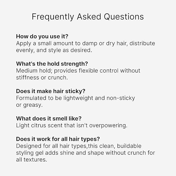 Ceremonia Pequi Styling Gel Clean Hair Gel Pequi Oil 6.7 Fl Oz 200 mL