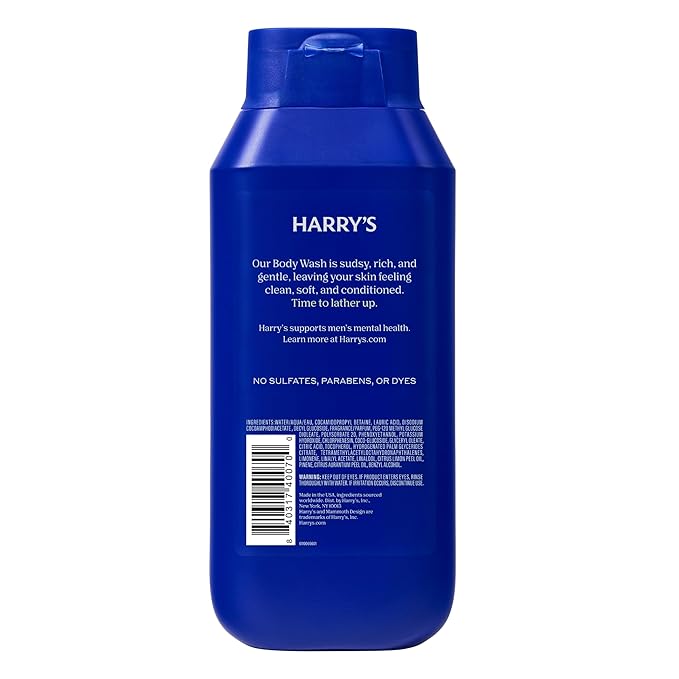 Harry's Men's Body Wash - Spring - (3 Pack) 18 fl oz - Shower Gel for Men - No Parabens, Sulfates, or Dyes