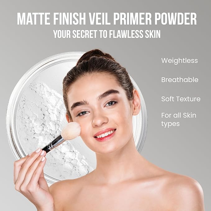 EVERYDAY KIT (LIGHT) Full Size Mineral Makeup Set Matte Foundation Bare Face Sheer Powder Cover