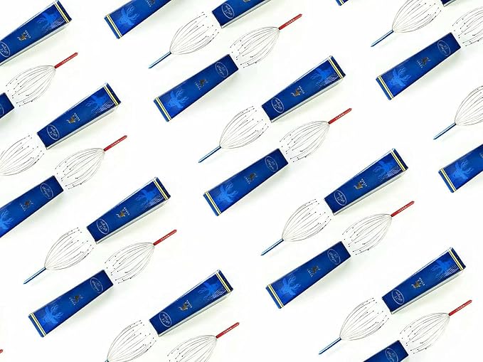 USAGA Head Massager Scalp Massager 20 Fingers Head Scratcher, Stocking Stuffers Gift for Scalp Body Relaxing (Red & Blue)